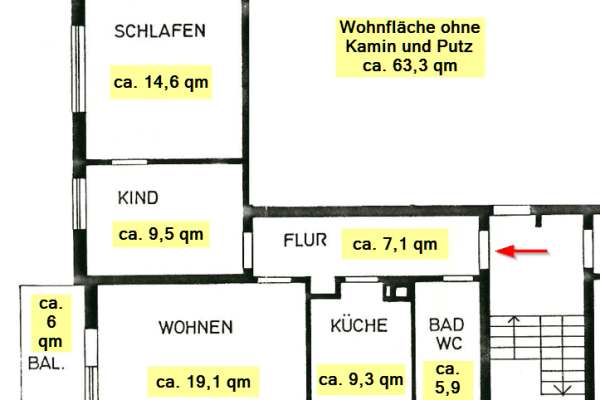 Prodej bytu 3+1 63 m², Kornwestheim Prodej bytu 3+1 63 m², Kornwestheim