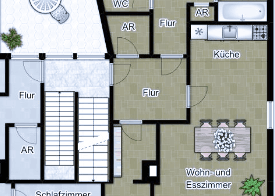 Pronájem bytu 4+kk 114 m², Untere Strasse 18, Wipperfürth Pronájem bytu 4+kk 114 m², Untere Strasse 18, Wipperfürth