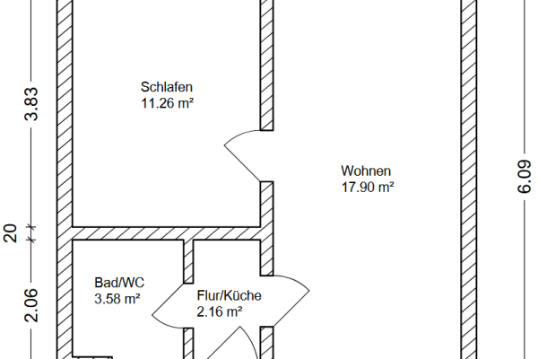 Prodej bytu 2+1 35 m², Leipziger Straße 2 b, Markranstädt Prodej bytu 2+1 35 m², Leipziger Straße 2 b, Markranstädt
