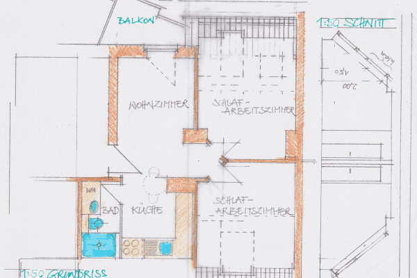Prodej bytu 3+1 42 m², Darmstadt Prodej bytu 3+1 42 m², Darmstadt