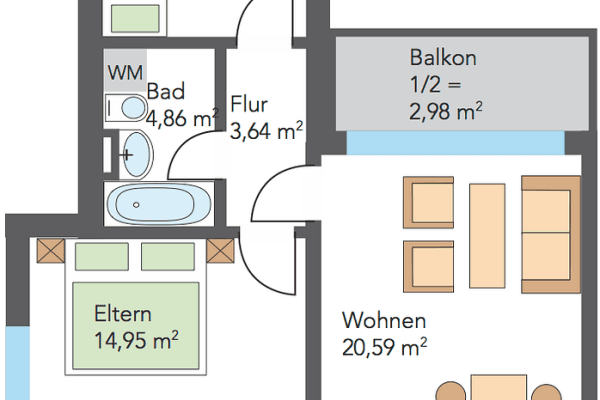 Pronájem bytu 3+1 74 m², Dr.-Wachler-Weg 37, Goslar, Dolní Sasko Pronájem bytu 3+1 74 m², Dr.-Wachler-Weg 37, Goslar, Dolní Sasko