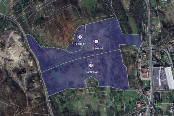 Prodej pozemku 28.595 m², Nový Bor Prodej pozemku 28.595 m², Nový Bor