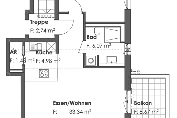 Pronájem bytu 2+1 66 m², Dorfstraße 11b, Germering, Bavorsko Pronájem bytu 2+1 66 m², Dorfstraße 11b, Germering, Bavorsko