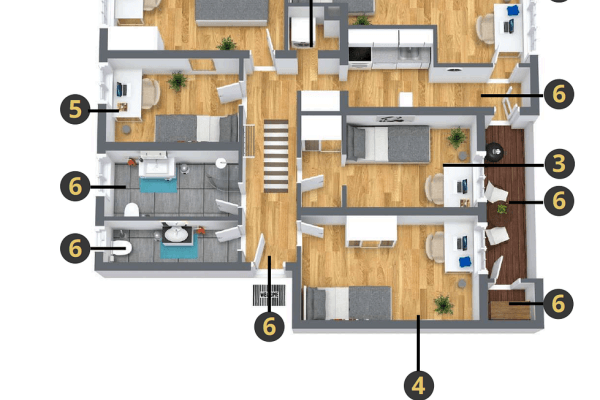 Pronájem bytu 12 m², München, Bavorsko Pronájem bytu 12 m², München, Bavorsko