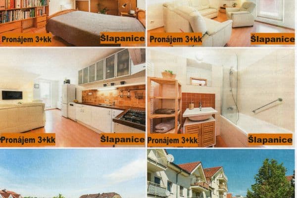 Pronájem bytu 3+kk 65 m², Švehlova, Šlapanice Pronájem bytu 3+kk 65 m², Švehlova, Šlapanice