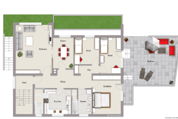 Pronájem bytu 4+kk 135 m², Heinrich-Weber-Str. 37, Heppenheim Pronájem bytu 4+kk 135 m², Heinrich-Weber-Str. 37, Heppenheim