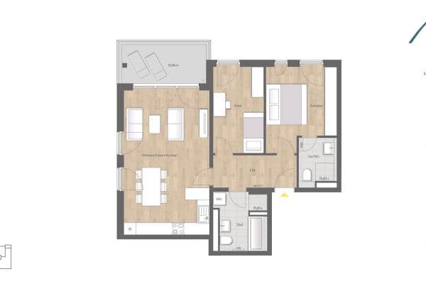 Prodej bytu 3+1 78 m², Maxhofweg, Neuried bei München, Bavorsko Prodej bytu 3+1 78 m², Maxhofweg, Neuried bei München, Bavorsko
