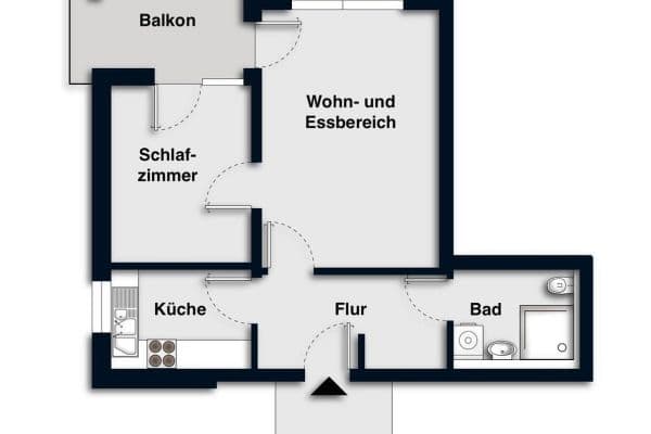 Pronájem bytu 2+1 56 m², Rosengarten / Nenndorf Pronájem bytu 2+1 56 m², Rosengarten / Nenndorf