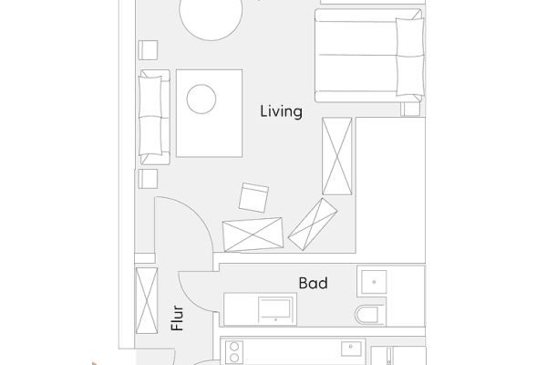 Pronájem bytu 1+1 33 m², Berlin, Berlín Pronájem bytu 1+1 33 m², Berlin, Berlín