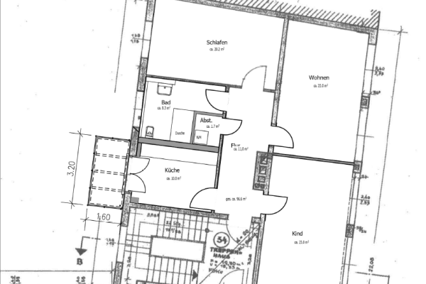 Pronájem bytu 3+1 97 m², Trojanstraße 16, Hannover, Dolní Sasko Pronájem bytu 3+1 97 m², Trojanstraße 16, Hannover, Dolní Sasko