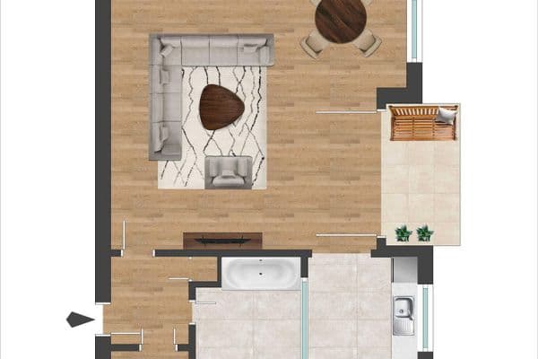 Prodej bytu 1+1 36 m², Marienfelder Chaussee 17, Berlin, Berlín Prodej bytu 1+1 36 m², Marienfelder Chaussee 17, Berlin, Berlín