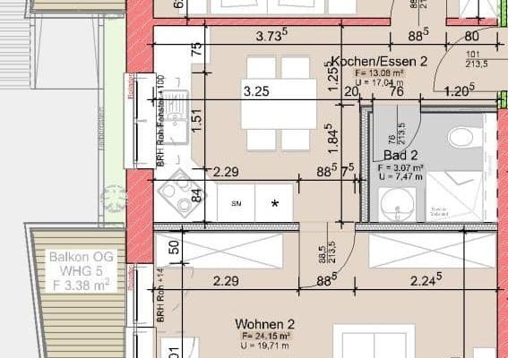 Pronájem bytu 2+kk 68 m², Gießen Pronájem bytu 2+kk 68 m², Gießen