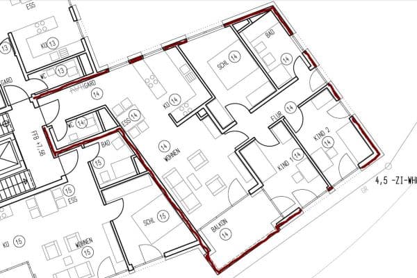 Pronájem bytu 4+1 99 m², Urbanstr. 6, Gerlingen Pronájem bytu 4+1 99 m², Urbanstr. 6, Gerlingen
