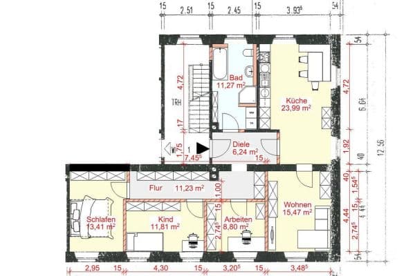 Pronájem bytu 4+1 102 m², Stadtstraße 24, Burgau Pronájem bytu 4+1 102 m², Stadtstraße 24, Burgau
