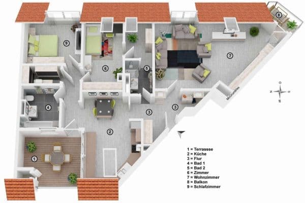 Prodej bytu 4+1 86 m², München, Bavorsko Prodej bytu 4+1 86 m², München, Bavorsko