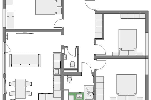 Pronájem bytu 4+1 92 m², Mulheim an der Ruhr Pronájem bytu 4+1 92 m², Mulheim an der Ruhr