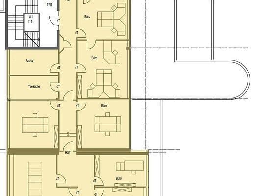 Pronájem kanceláře 646 m², Moselstr. 14, Neuss Pronájem kanceláře 646 m², Moselstr. 14, Neuss