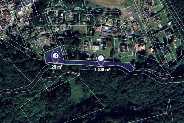Prodej pozemku 1.839 m², Velké Chvojno Prodej pozemku 1.839 m², Velké Chvojno
