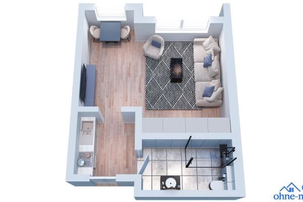 Pronájem bytu 1+1 40 m², Am Gulloh 111, Dortmund, Severní Porýní-Vestfálsko Pronájem bytu 1+1 40 m², Am Gulloh 111, Dortmund, Severní Porýní-Vestfálsko