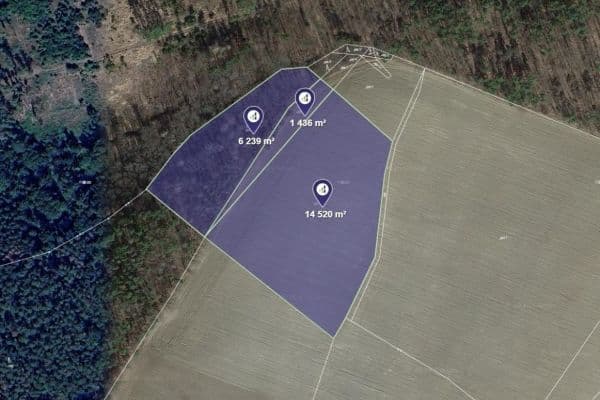 Prodej pozemku 5.549 m², Nové Dvory Prodej pozemku 5.549 m², Nové Dvory