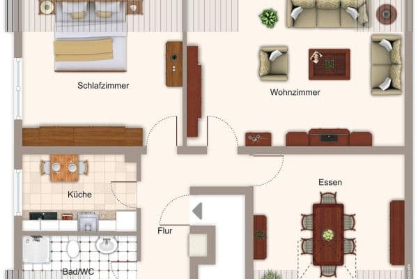 Pronájem bytu 3+1 68 m², Kirchhohl 33, Vallendar Pronájem bytu 3+1 68 m², Kirchhohl 33, Vallendar
