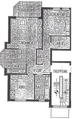 Pronájem bytu 3+1 77 m², Asternweg 11, Schönebeck Pronájem bytu 3+1 77 m², Asternweg 11, Schönebeck