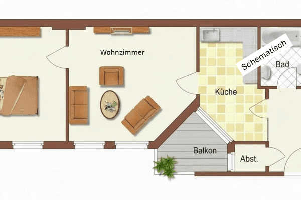 Pronájem bytu 2+1 61 m², Immermannstraße 4, Magdeburg, Sasko-Anhaltsko Pronájem bytu 2+1 61 m², Immermannstraße 4, Magdeburg, Sasko-Anhaltsko