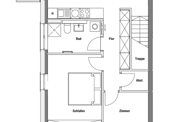 Pronájem bytu 3+1 63 m², Tempelhofer Str. 8, Zossen, Braniborsko Pronájem bytu 3+1 63 m², Tempelhofer Str. 8, Zossen, Braniborsko