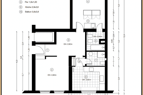 Prodej bytu 3+1 73 m², Berlin, Berlín Prodej bytu 3+1 73 m², Berlin, Berlín