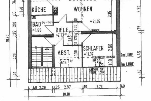Pronájem bytu 3+1 55 m², Am Kämpchen, Mönchengladbach Pronájem bytu 3+1 55 m², Am Kämpchen, Mönchengladbach