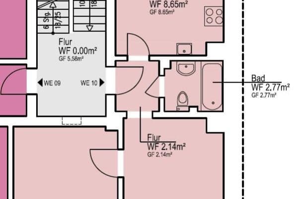 Pronájem bytu 2+1 43 m², Krayer Str. 28, Bochum Pronájem bytu 2+1 43 m², Krayer Str. 28, Bochum