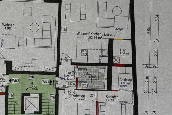 Pronájem bytu 2+1 75 m², Düsseldorf, Severní Porýní-Vestfálsko Pronájem bytu 2+1 75 m², Düsseldorf, Severní Porýní-Vestfálsko