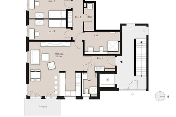 Pronájem bytu 4+1 118 m², Alte Str. 12, Frechen, Severní Porýní-Vestfálsko Pronájem bytu 4+1 118 m², Alte Str. 12, Frechen, Severní Porýní-Vestfálsko