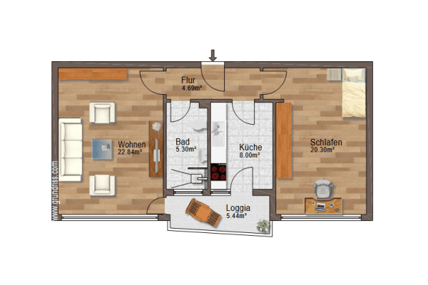 Prodej bytu 2+1 64 m², Arnoldstraße 34, Stuttgart, Bádensko-Württembersko Prodej bytu 2+1 64 m², Arnoldstraße 34, Stuttgart, Bádensko-Württembersko