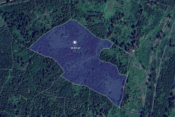 Prodej pozemku 43.911 m², Olšovec Prodej pozemku 43.911 m², Olšovec