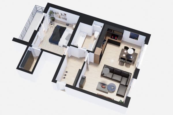 Prodej bytu 2+kk 78 m², Psárská, Praha Prodej bytu 2+kk 78 m², Psárská, Praha