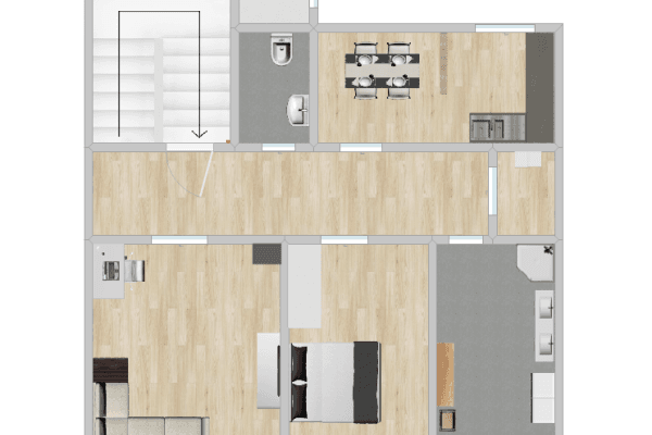 Pronájem bytu 2+1 65 m², Meißner Straße 13, Zehren Pronájem bytu 2+1 65 m², Meißner Straße 13, Zehren
