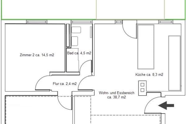 Pronájem bytu 3+1 94 m², Amerstorfferstr. 29, München, Bavorsko Pronájem bytu 3+1 94 m², Amerstorfferstr. 29, München, Bavorsko