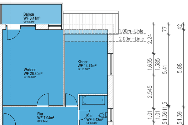 Pronájem bytu 3+1 80 m², Holzstrasse 17a, Burg Pronájem bytu 3+1 80 m², Holzstrasse 17a, Burg