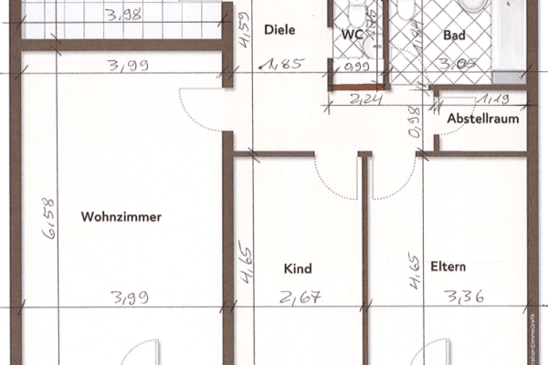Pronájem bytu 3+1 91 m², Feldbergstraße 14, Heusenstamm Pronájem bytu 3+1 91 m², Feldbergstraße 14, Heusenstamm