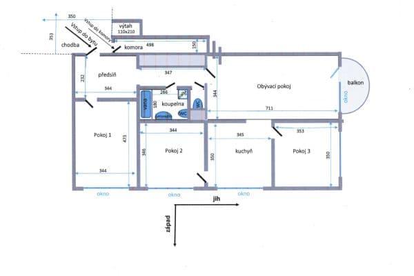 Prodej bytu 4+1 94 m², Staroměstská, České Budějovice Prodej bytu 4+1 94 m², Staroměstská, České Budějovice