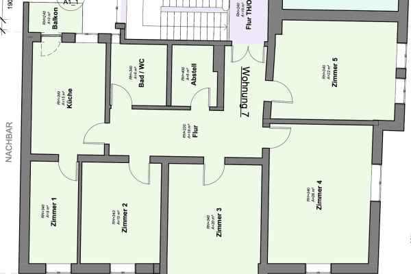 Pronájem bytu 5+1 139 m², Veitshöchheimerstraße 16, Würzburg, Bavorsko Pronájem bytu 5+1 139 m², Veitshöchheimerstraße 16, Würzburg, Bavorsko