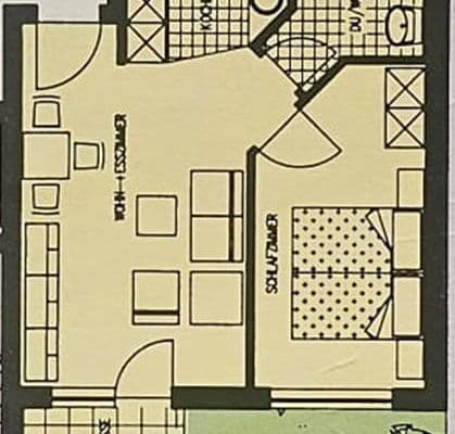 Pronájem bytu 2+1 42 m², Berliner Straße 16, Leipzig, Sasko Pronájem bytu 2+1 42 m², Berliner Straße 16, Leipzig, Sasko