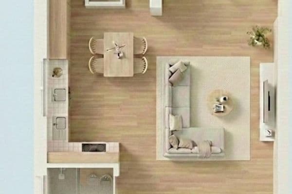 Pronájem bytu 2+1 64 m², Mörikestraße 22, Erdmannhausen Pronájem bytu 2+1 64 m², Mörikestraße 22, Erdmannhausen