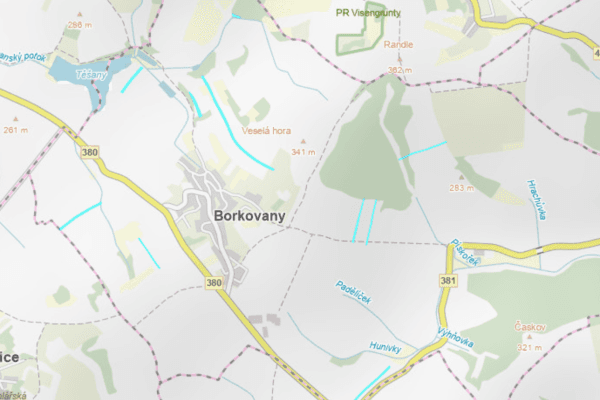 Prodej pozemku 55.299 m², Borkovany Prodej pozemku 55.299 m², Borkovany