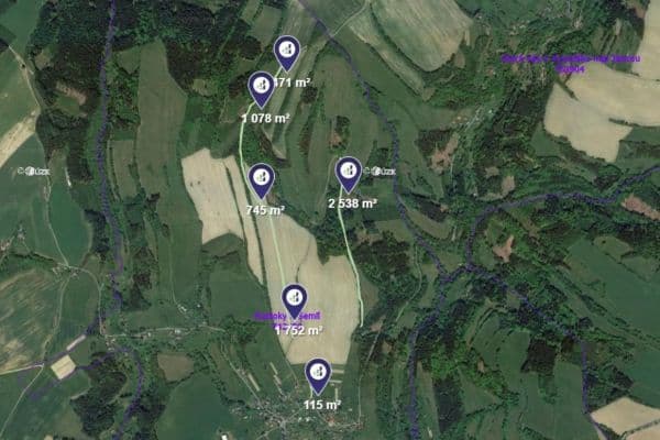Prodej pozemku 1.358 m², Prodej pozemku 1.358 m²,