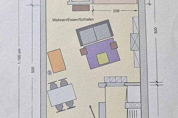 Pronájem bytu 1+1 42 m², Münchinger Weg 9, Schwieberdingen Pronájem bytu 1+1 42 m², Münchinger Weg 9, Schwieberdingen