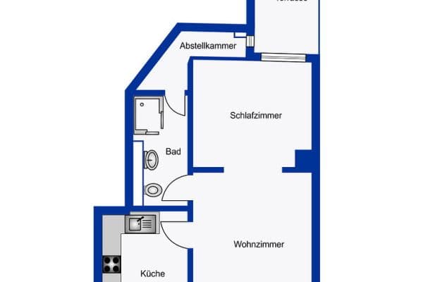 Pronájem bytu 2+1 55 m², Wrangelstraße 65, Hamburg Pronájem bytu 2+1 55 m², Wrangelstraße 65, Hamburg