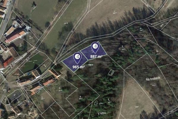 Prodej pozemku 1.543 m², Brodec Prodej pozemku 1.543 m², Brodec