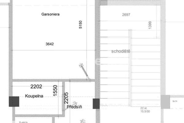 Pronájem bytu Garsoniéra 28 m², Heřmanova, Praha Pronájem bytu Garsoniéra 28 m², Heřmanova, Praha